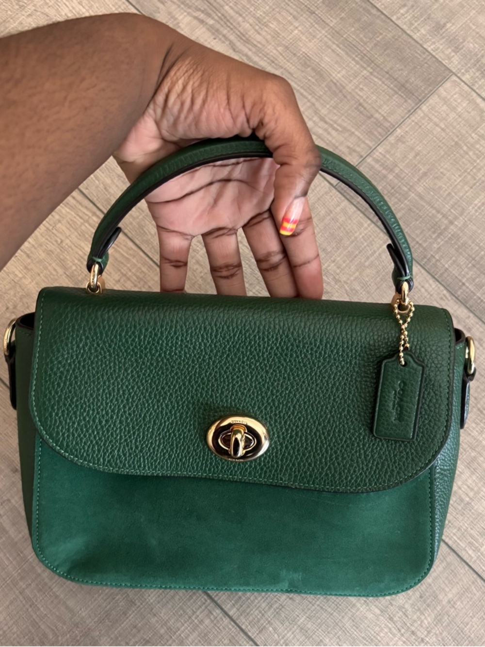 💚 Coach Marlie Top Handle Satchel💚